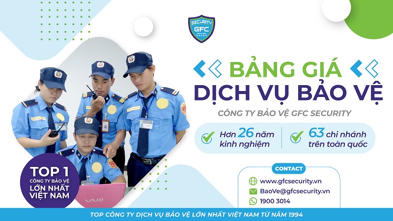 Bảng giá dịch vụ bảo vệ huyện Cần Giờ GFC Security năm 2022