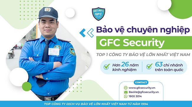 Khả năng làm việc chuyên nghiệp của đội ngũ bảo vệ GFC Security