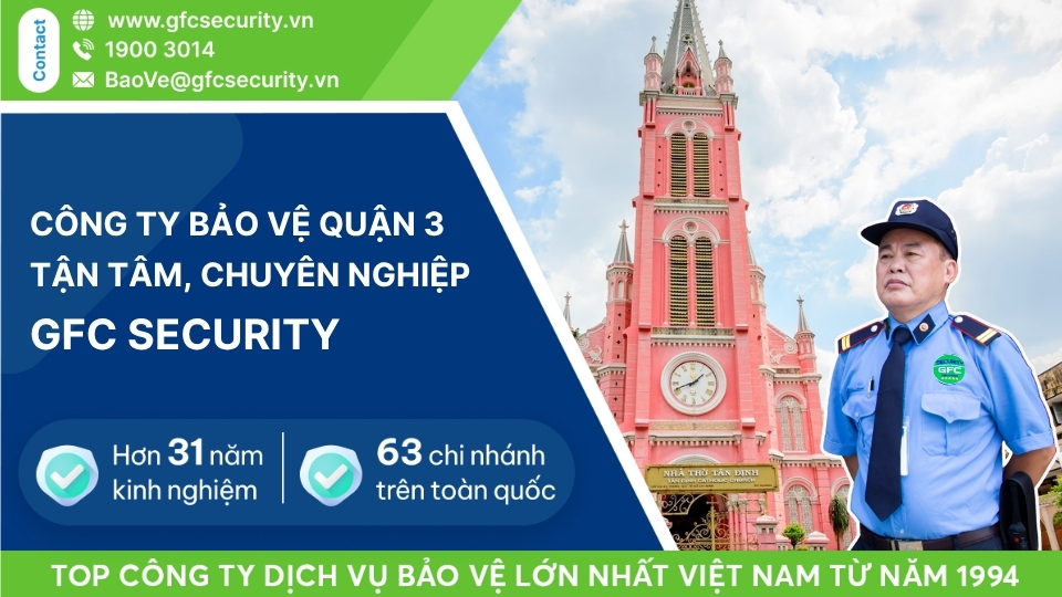 Công ty dịch vụ bảo vệ Quận 3