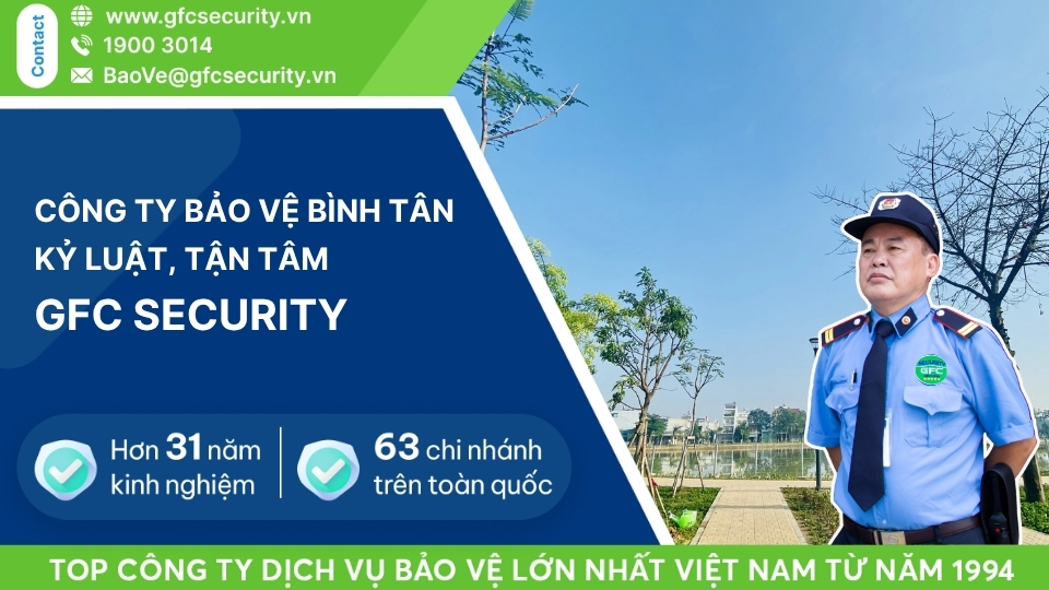 Công ty dịch vụ bảo vệ quận Bình Tân