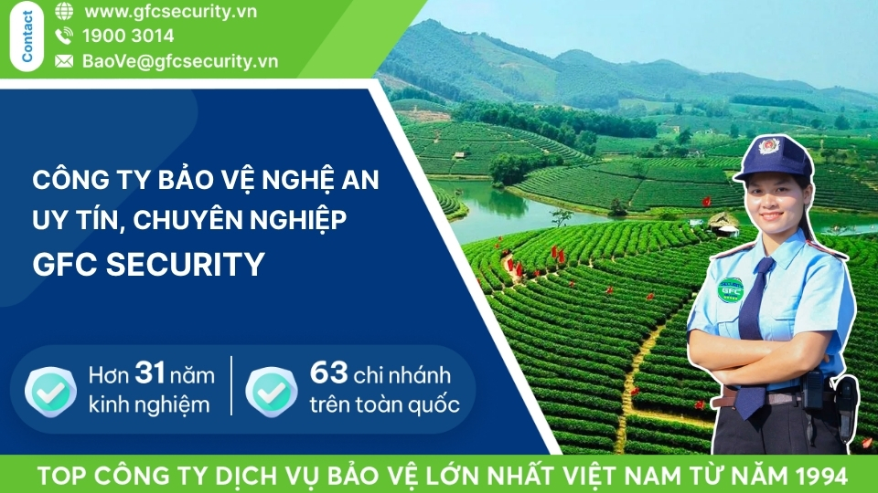 Công ty dịch vụ bảo vệ tại Nghệ An
