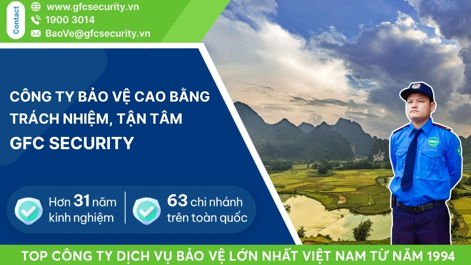 Công ty dịch vụ bảo vệ tại Cao Bằng