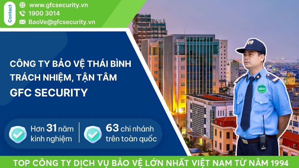 Công ty dịch vụ bảo vệ tại Thái Bình