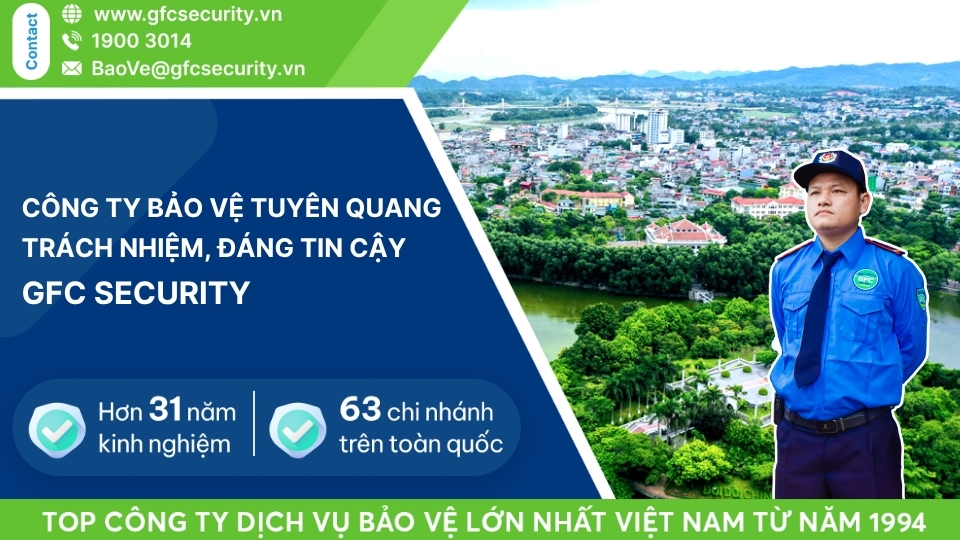 Công ty dịch vụ bảo vệ tại Tuyên Quang