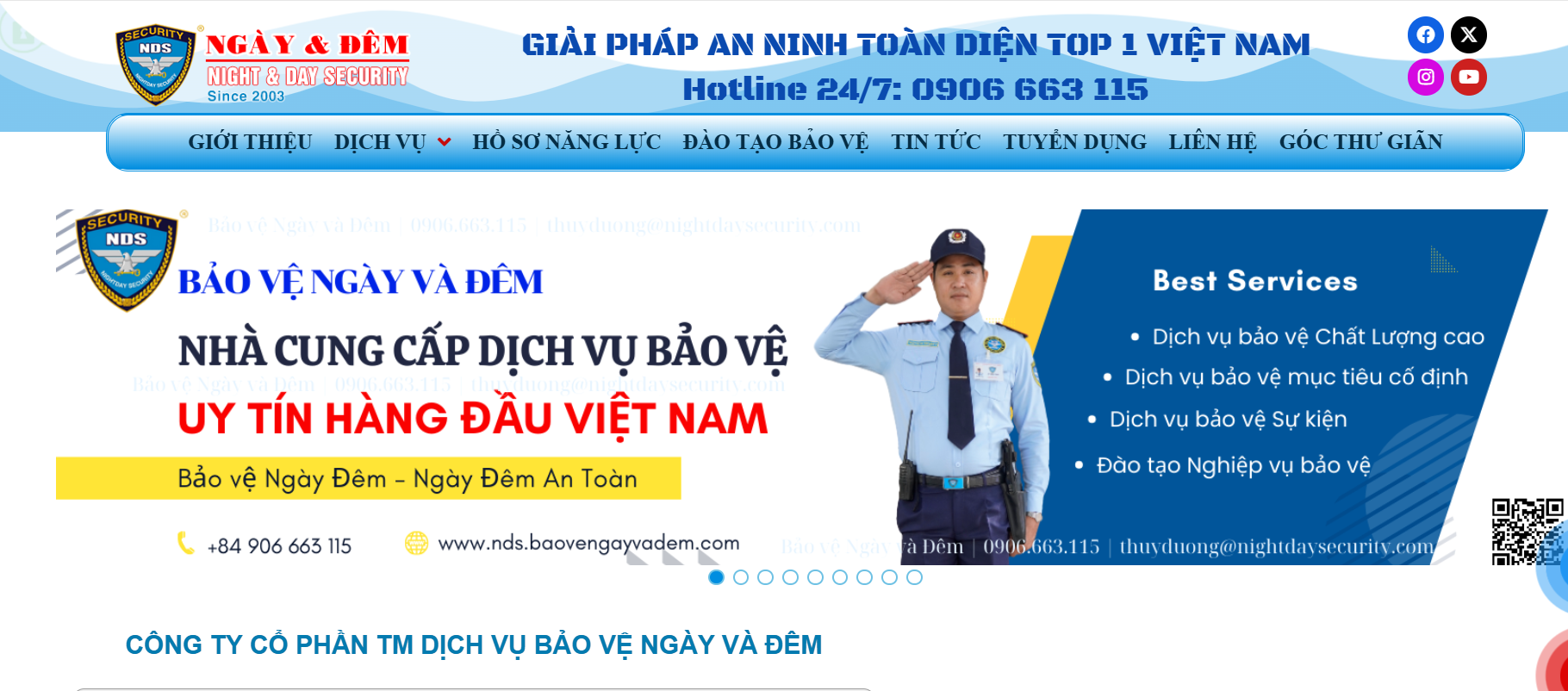 công ty bảo vệ chuyên nghiệp uy tín
