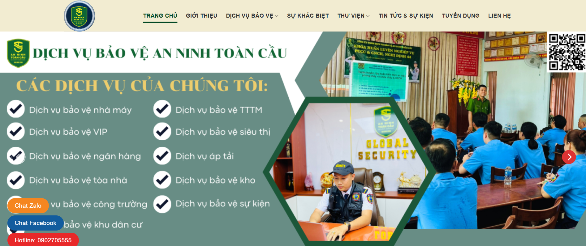 cty dịch vụ bảo vệ